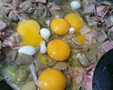 Foto del paso 7 de la receta Revuelto de setas, jamón cocido y huevo😋🍽