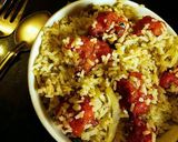 A picture of step 1 of Gobhi Fried Rice.