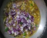 A picture of step 2 of Gobhi Musallam.