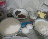 A picture of step 2 of Chocolate pound cake.