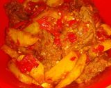 Foto langkah ke 10 dari resep Dendeng Sapi Balado Kentang.