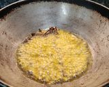 A picture of step 3 of Dhaba style palak paneer.