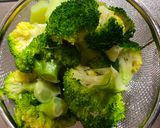 A picture of step 1 of Broccoli Mayo Oyster sauce Salad.