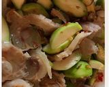 Hình bước làm 3 của món Cóc trộn gân bò