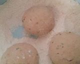 A picture of step 5 of Daal ki chat pati rotl/paratha.