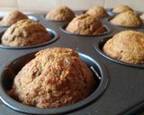 Vegan kókuszos - banános muffin recept fázis 3 fotója