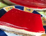 صورة لخطوة 4 من وصفة تشيز كيك لذيييذ ❤️