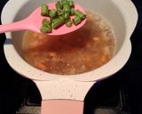 Foto langkah ke 4 dari resep Bubur Daging Kaldu Sapi (MPASI Bayi 6 Bln+).