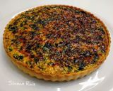 Foto del paso 8 de la receta: 74.🥮Quiche saludable al curry de espinacas, pollo y pasas🥬🍗🍇