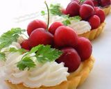 A picture of step 12 of Cream Cheese Custard and Cherry Tart.