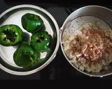 A picture of step 1 of Stuffed capsicum.