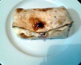 A picture of step 11 of Ladybirds Easy Pizza Threesome . Pizza , Pizza Wraps & Pizza Pinwheels ..