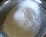 A picture of step 4 of Perfect in Autumn! Light and Fluffy Apple and Black Tea Cake.