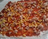 A picture of step 8 of My Roly Poly Tuna Sweetcorn Pizza 😀😉.