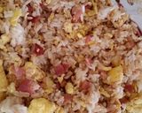 A picture of step 8 of BFR (Bacon Fried Rice).