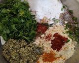 A picture of step 1 of Methi Muthiya.