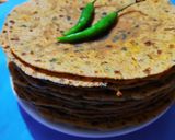 A picture of step 3 of Methi na Thepla.