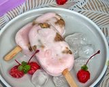 Foto langkah ke 4 dari resep Es Cream Yogurt isi Cookies Kacang Cokelat.