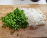 Foto del paso 2 de la receta Berenjenas rellenas de Jamoncitos de pollo 🍆🍗