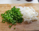 Foto del paso 2 de la receta: Berenjenas rellenas de Jamoncitos de pollo 🍆🍗