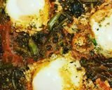 Foto del passaggio 2 della ricetta Cime di rapa e uova