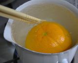 A picture of step 3 of Confit Orangette (made in a day).