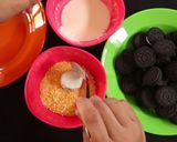 Foto langkah ke 4 dari resep Goriorio Goreng with Pasta Coklat, Cemilan dengan Budget yang Murah.