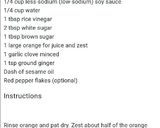 A picture of step 7 of Asian inspired chicken dish.