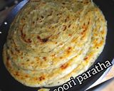 A picture of step 1 of Kasoori paratha.