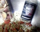 A picture of step 3 of LuBella's Sicilian Tomato Bruschetta.