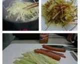 Hotdog and Leek in Whole Grain Mustard Sauce recipe step 2 photo
