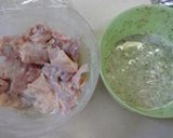 A picture of step 2 of Isobe-yaki Fried Chicken with Aonori.