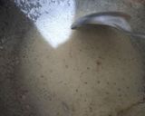 A picture of step 3 of Rava coconut burfi cardamom flavour.