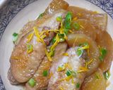 A picture of step 7 of Pressure Cooked Tender Chicken Wings and Daikon.