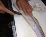 A picture of step 6 of A Fisherman's Recipe for Largehead Hairtail Sashimi.