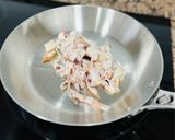 Foto del paso 1 de la receta: Carbonara de Garbanzos con Espinacas 🍃🍃 🥓🥓 🧀🧀