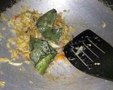 Foto langkah ke 3 dari resep Tumis Karbon (Kangkung plus Udang Rebon).