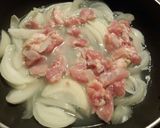 A picture of step 2 of Golden Dashi - Superb Oyako-Don With Egg and Chicken.