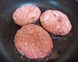 A picture of step 4 of Chinese Cabbage Hamburger Steaks in Thick Japanese Ume Plum Sauce.