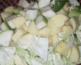A picture of step 1 of Pav bhaji.