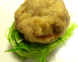 A picture of step 3 of Pork Beignets with Apple Balsamic Sauce.