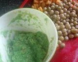 A picture of step 4 of Veggies pancake with green pea chutney.