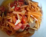 Foto langkah ke 4 dari resep Telur Dadar Sayur+Cumi.
