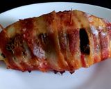A picture of step 5 of My Bacon Wrapped Stuffed Chicken Breast with Haggis 😍.