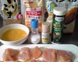 A picture of step 1 of White Sesame & Cheese Coated Chicken Breast Cutlets.