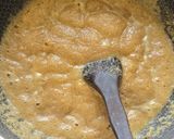 A picture of step 4 of Moong Dal Halwa.