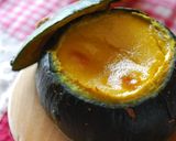 A picture of step 7 of For Halloween! Bocchan Kabocha Squash Pudding.