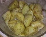 A picture of step 5 of Crispy Lemon Herb Roasted Potatoes.