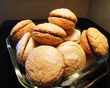 A picture of step 12 of Tangy Caramel Chocolate Dacquoise (Meringue Biscuits).