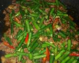 Tumis Kacang Panjang daging giling creamy (#pr_kacangpanjang) langkah memasak 4 foto